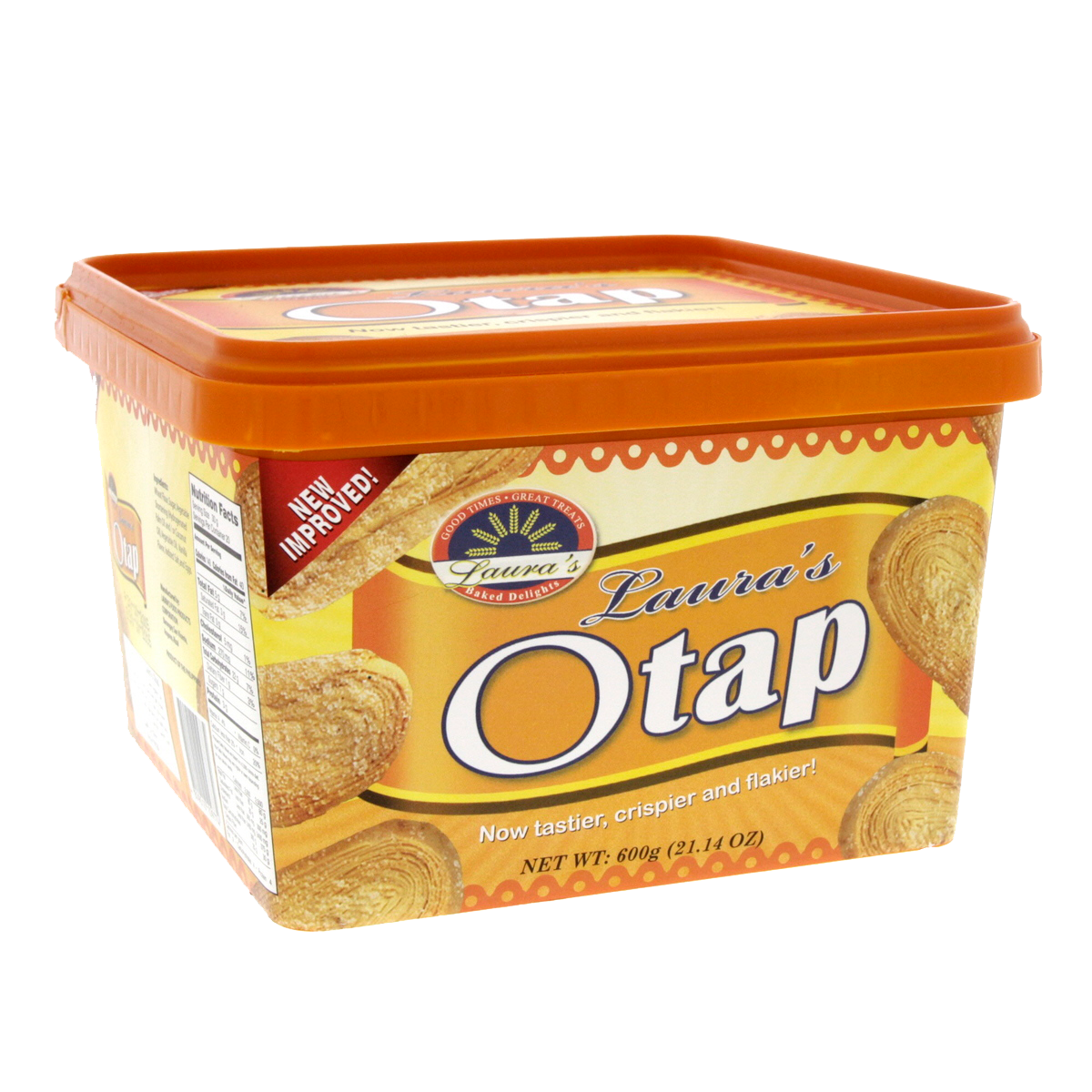 Laura's - Otap Biscuits Plain - Tubs (600 gr.)