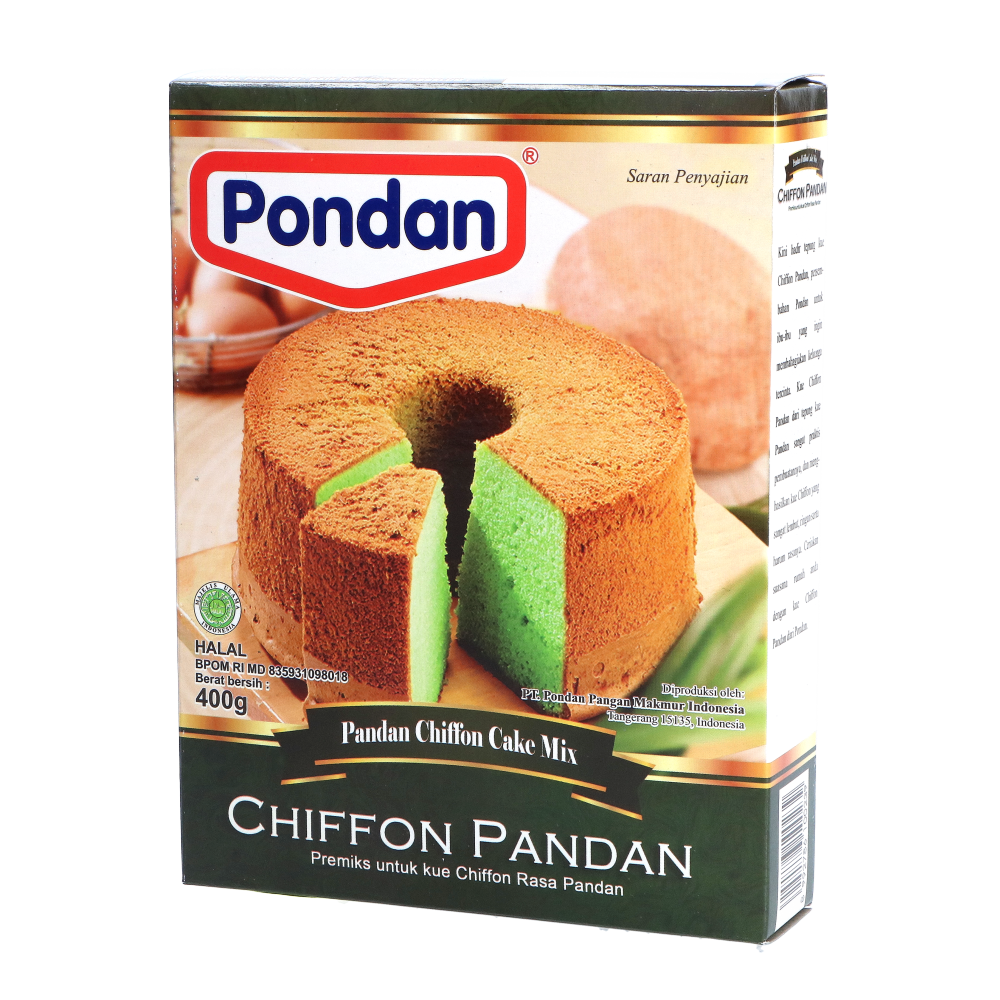 Pondan Chiffon Pandan Cake Mix