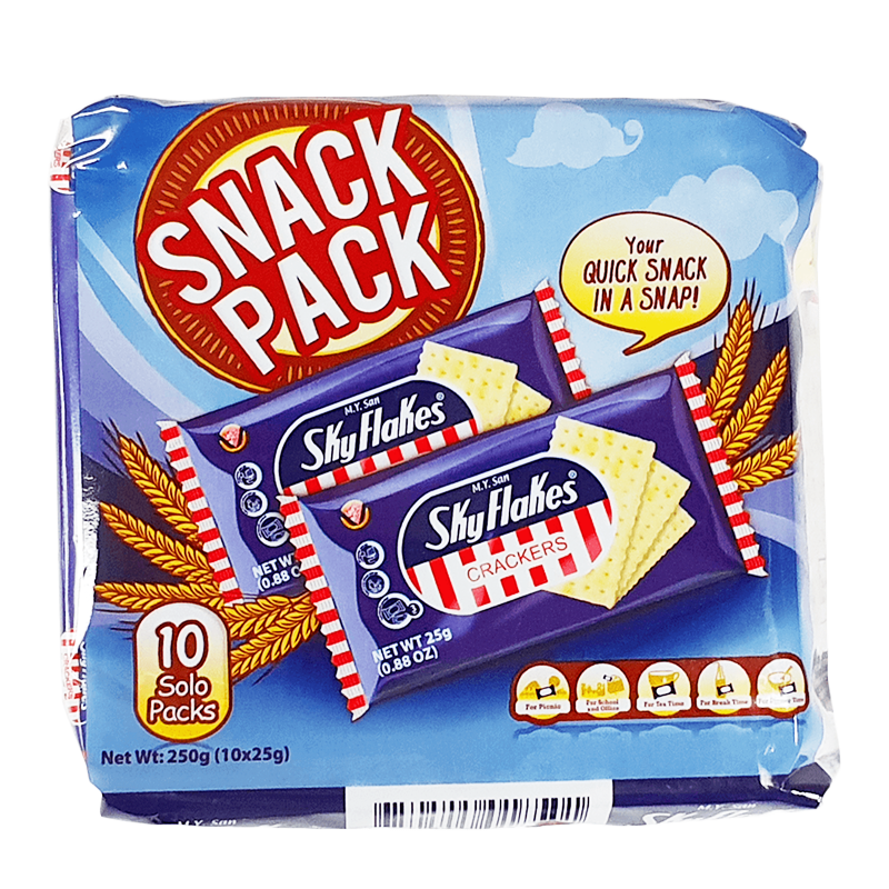 M.Y. San - Sky Flakes Crackers - Snack Pack 10 x 25grams