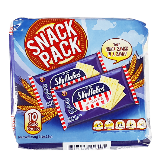 M.Y. San - Sky Flakes Crackers - Snack Pack 10 x 25grams